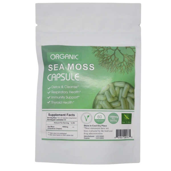 Organic Vegan Sea Moss Capsules