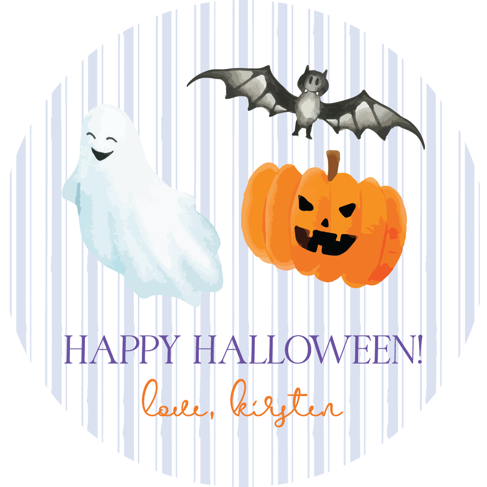 Sticker Sheet - Halloween Icons - PURPLE