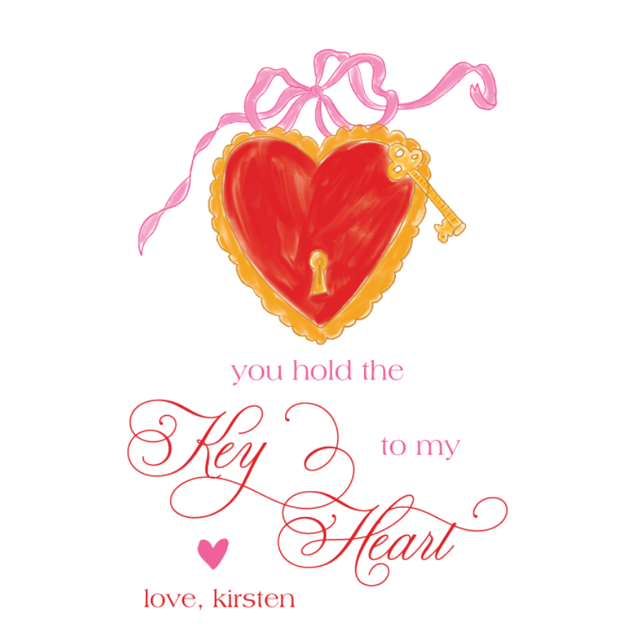 Key to my Heart Gift Tag