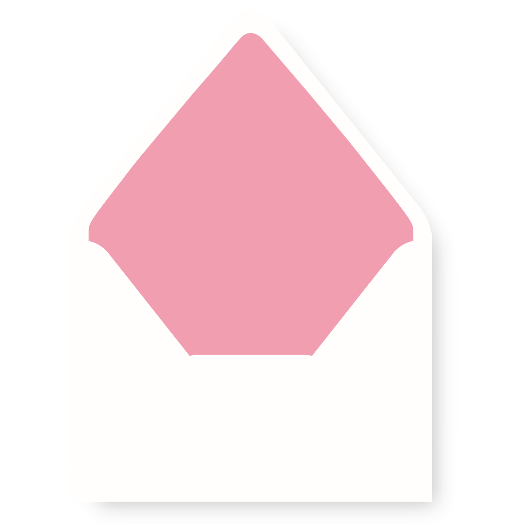 Merry Everything Lattice Floral Christmas Envelope Liner - PINK