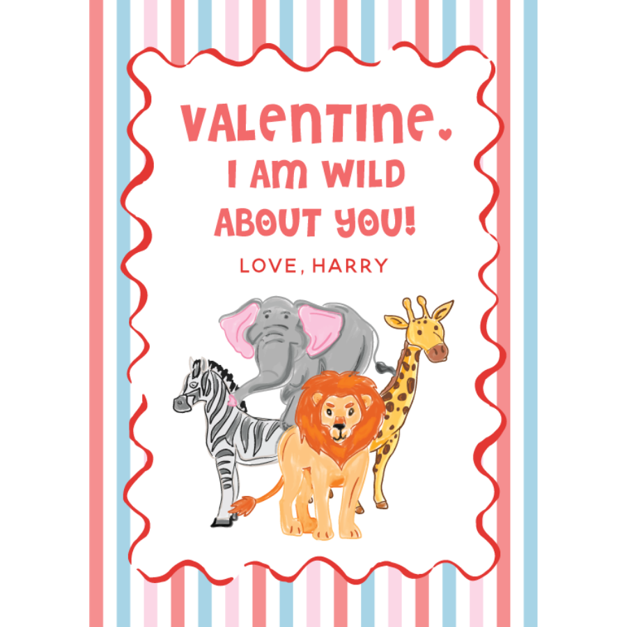 Wild About You Gift Tag