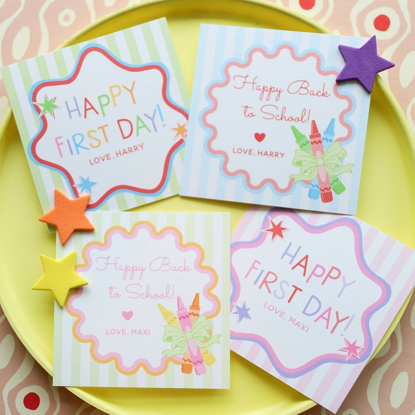 make back to school gifting fun with these cute gift tags !! ✏️🫶🏼💚