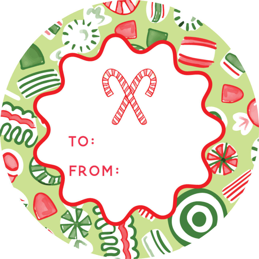 STICKER SHEET  - Christmas Candy