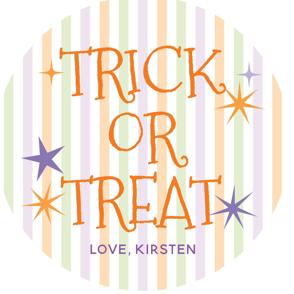 Sticker Sheet - Multi Color Trick Or Treat
