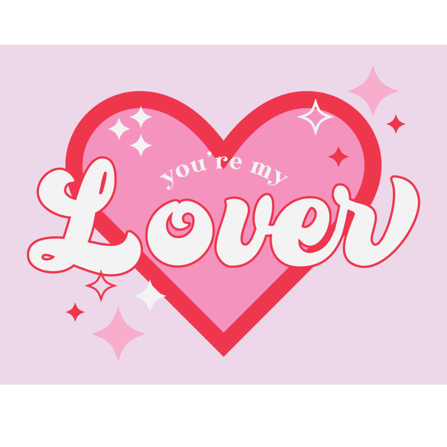 You're My Lover Greeting Card