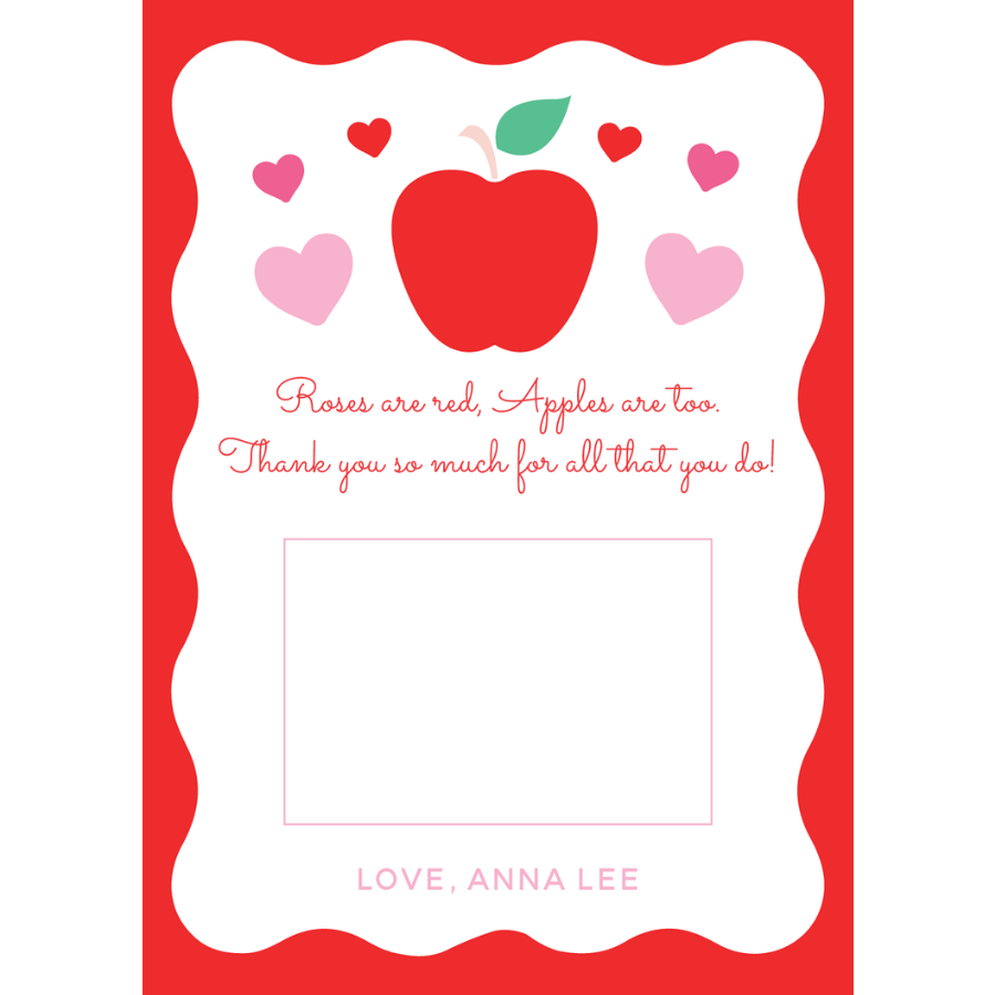 Roses Are Red Gift Card Holder