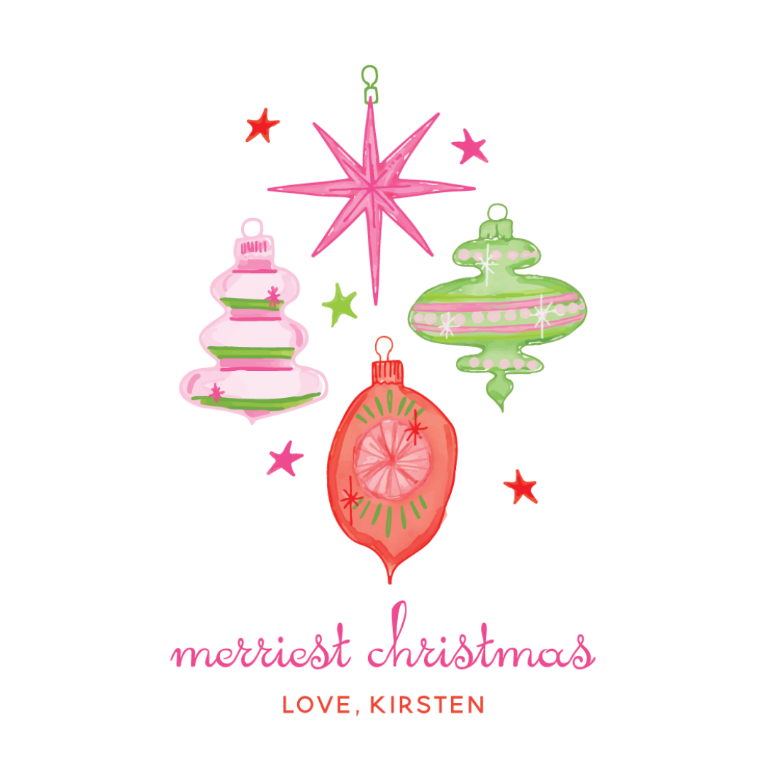 Ornaments Galore Gift Tag