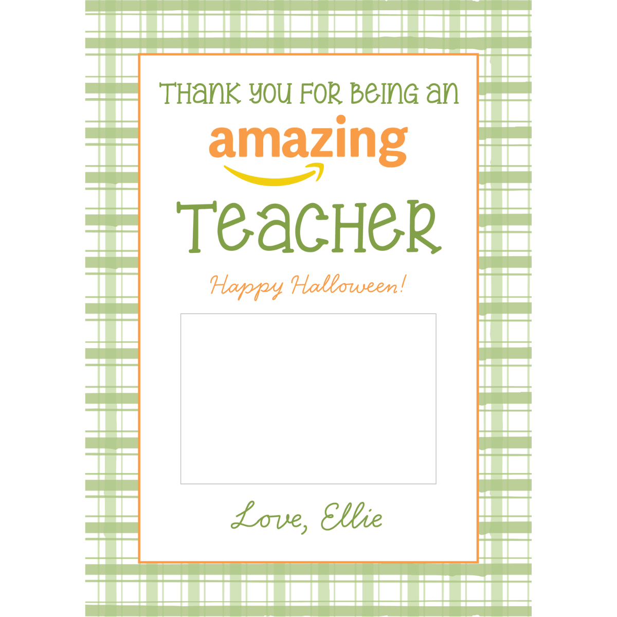 Happy Halloween Amazon Gift Card Holder