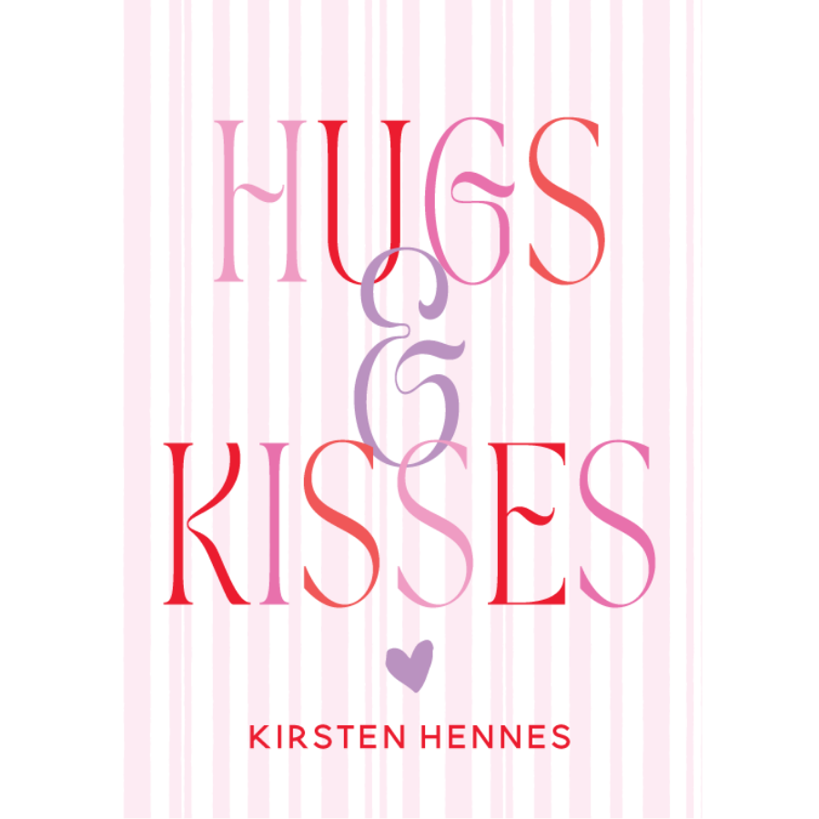 Pink Hugs & Kisses Gift Tag