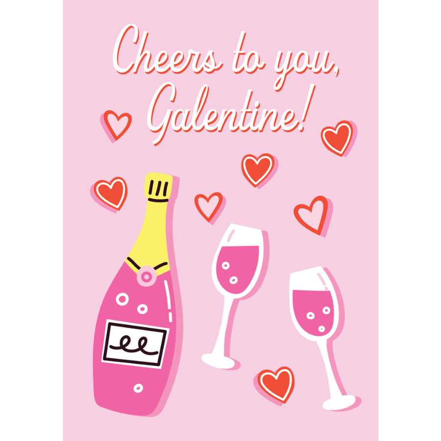 Galentine Greeting Card