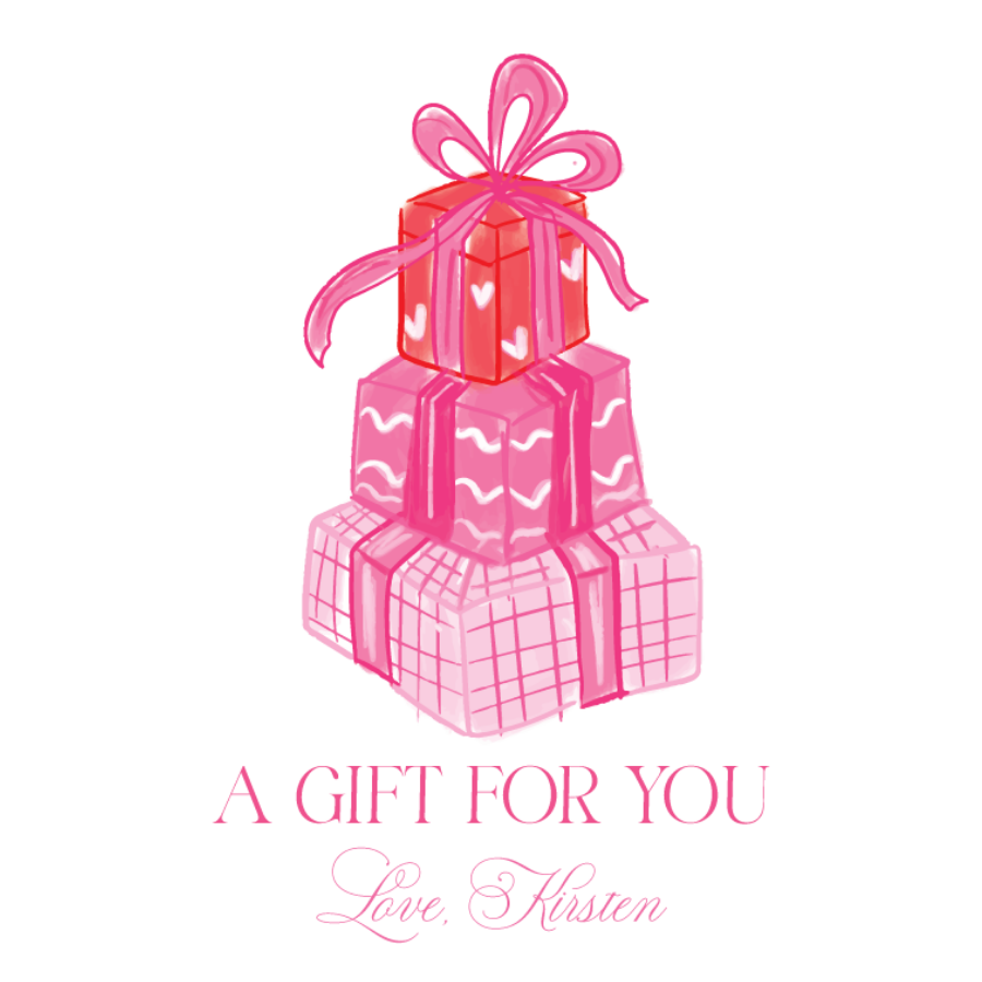 Valentine's Gift For You Gift Tag