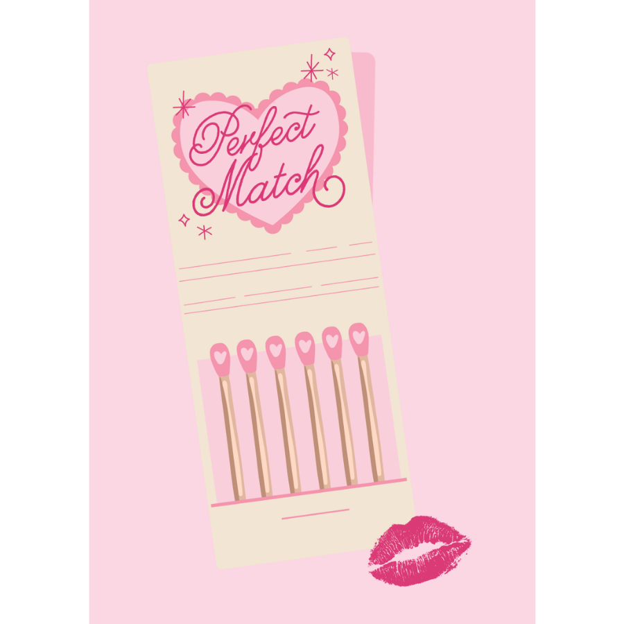 Perfect Match Greeting Card