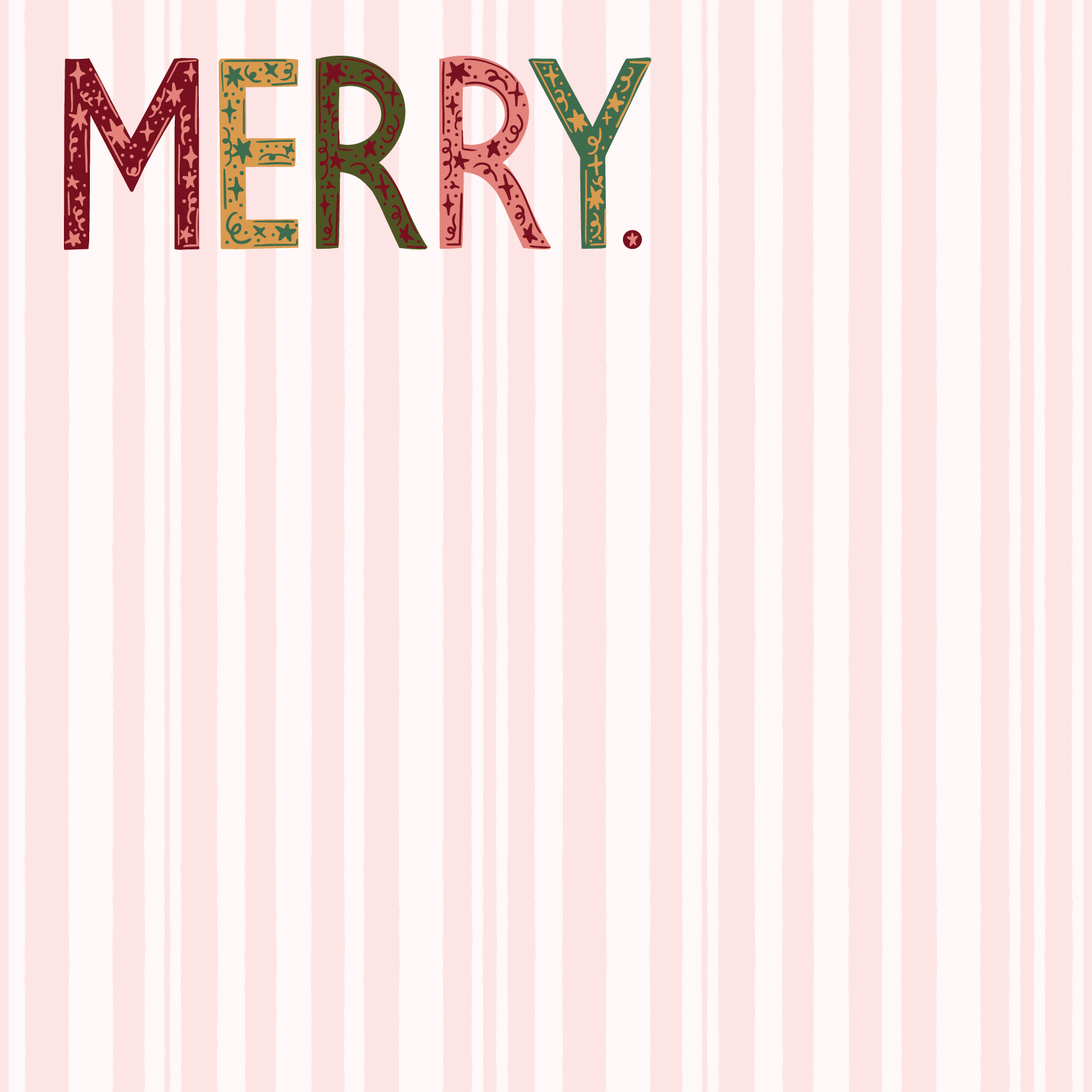MERRY Star Patchwork Notepad