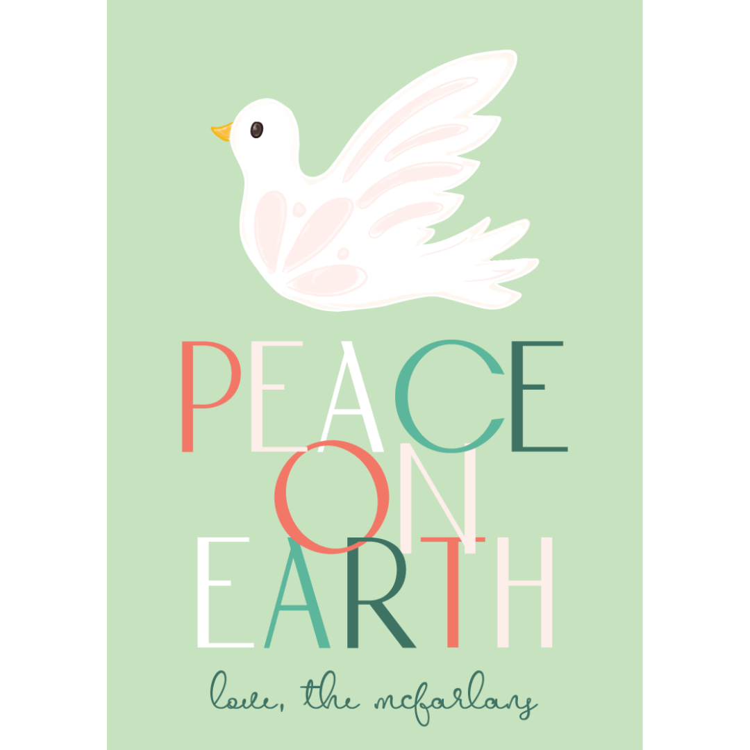 Peace On Earth Gift Tag