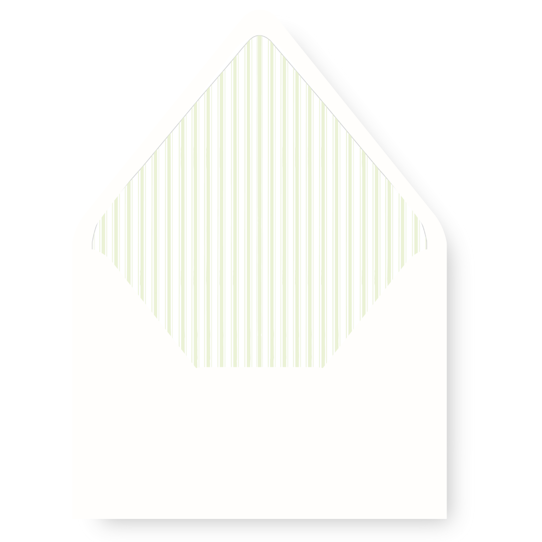 Pastel Nutcracker Christmas Card Envelope Liner