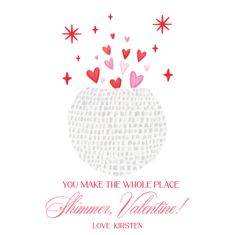 You Make The Whole Place Shimmer Gift Tag