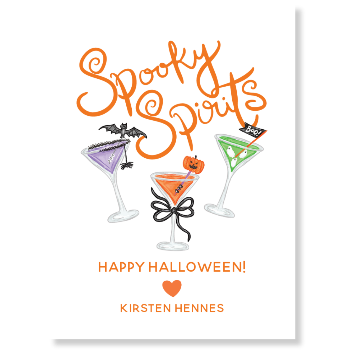 Spooky Spirits Gift Tag