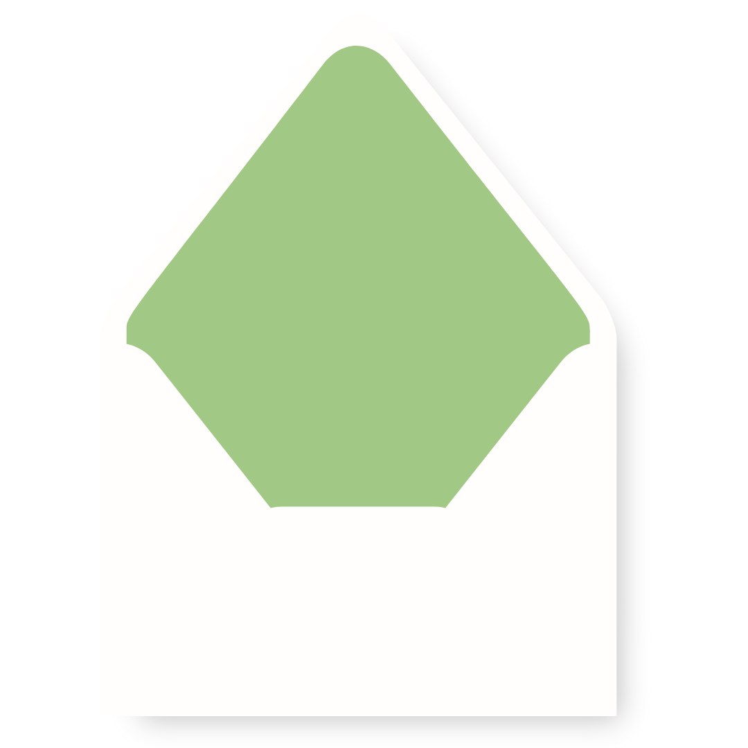 Red & Green Gingham Envelope Liner - GREEN