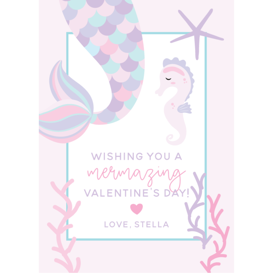 Mermaid Theme Gift Tag