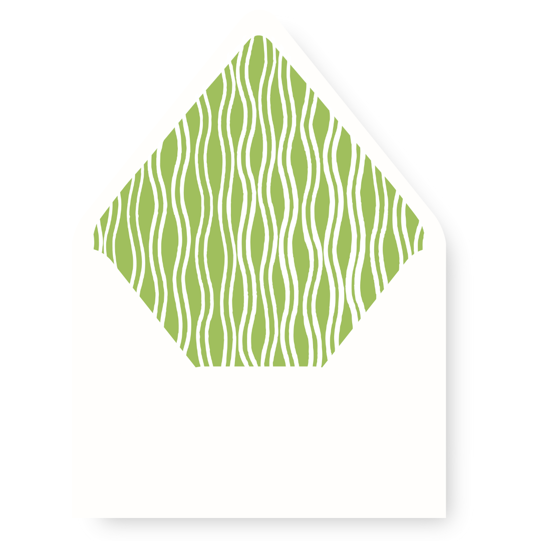 Bow Filled Tree Christmas Card Envelope Liner