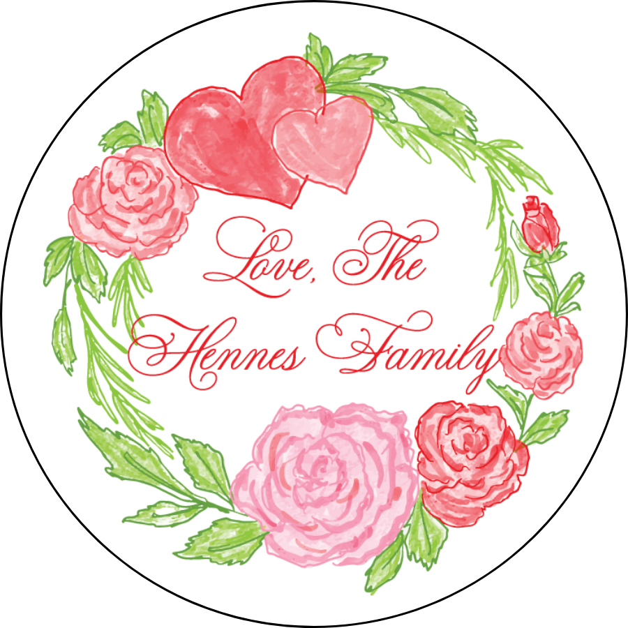 Valentine's Roses Sticker Sheet