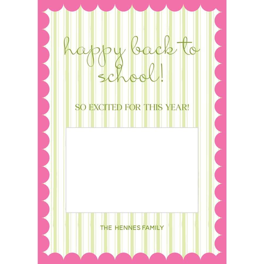 Pink Scallop Gift Card Holder - PINK