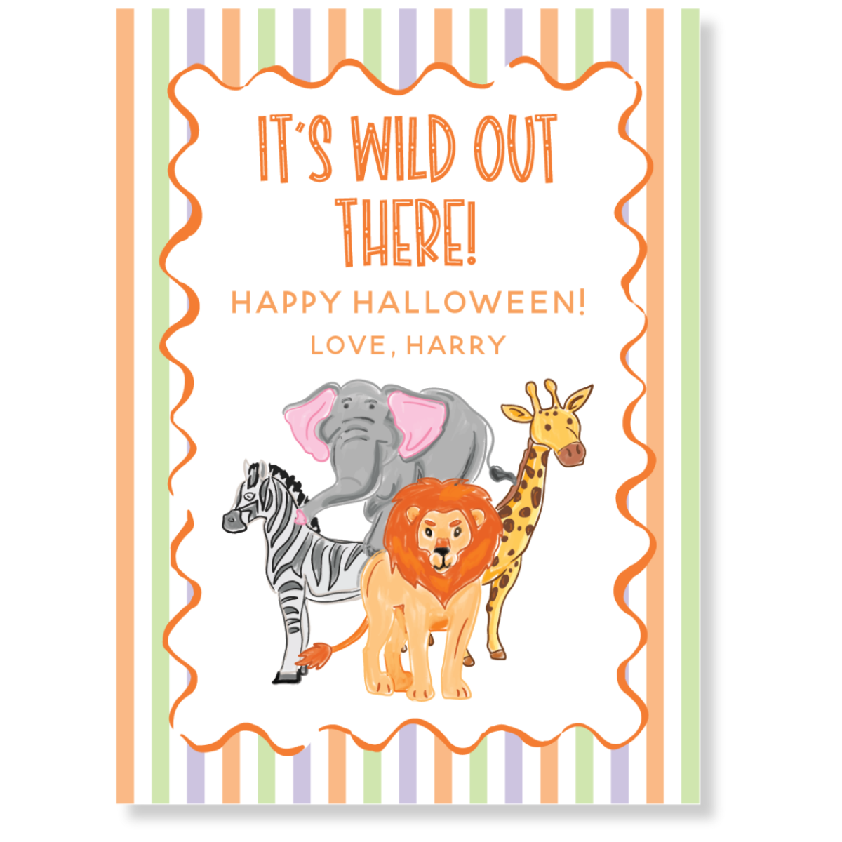 It's Wild Out There Gift Tag