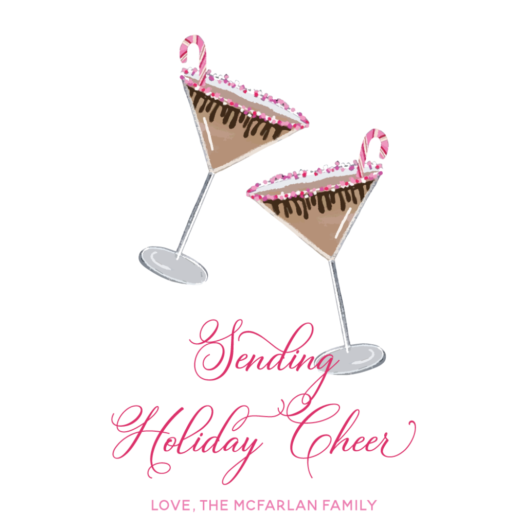 Holiday Espresso Martini Cheer Gift Tag