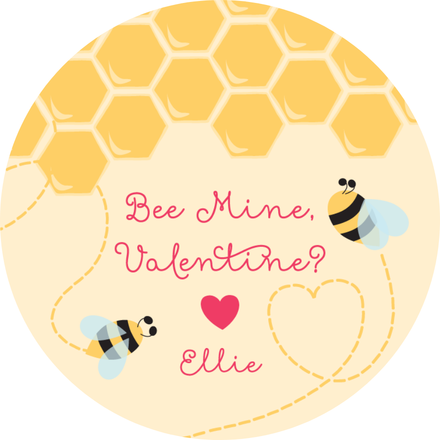 Bee Mine Gift Tag