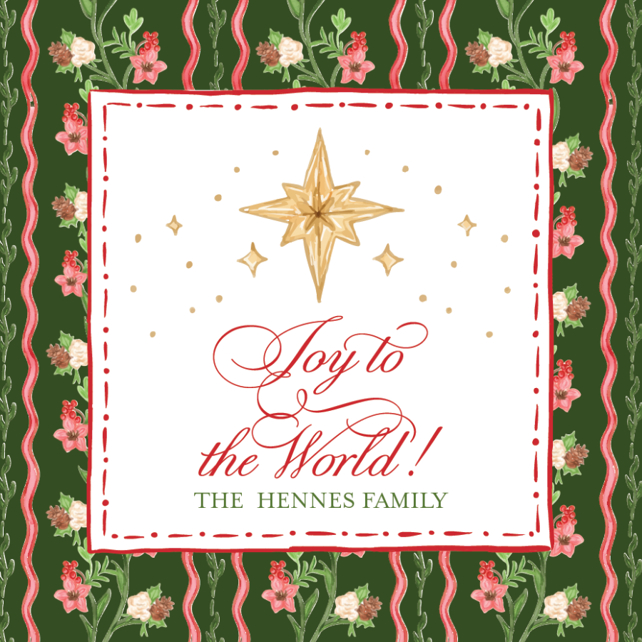 Joy To The World Gift Tag