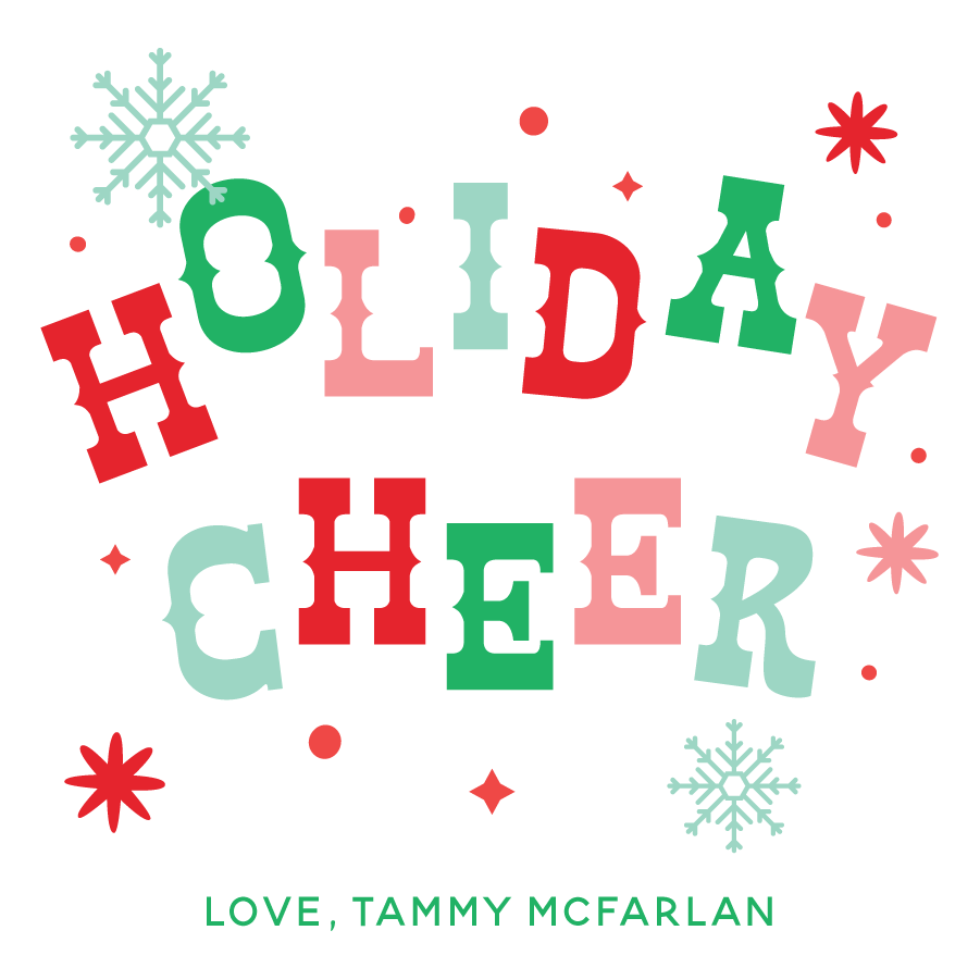 Holiday Cheer Gift Tag