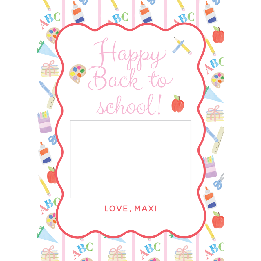 School Gift Card Holder - PINK
