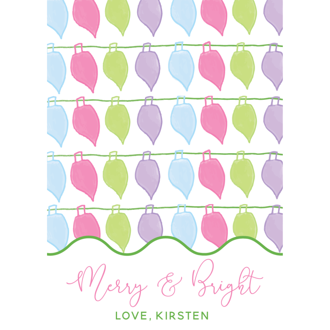 String of Lights Gift Tag