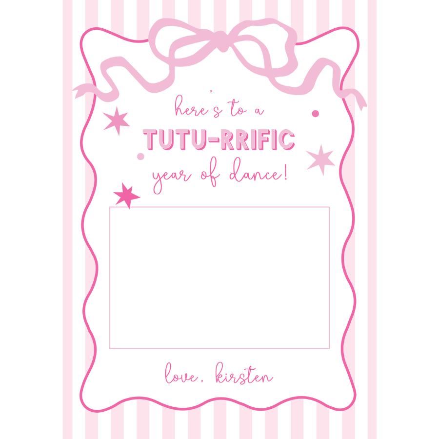 Tutu-rrific Year Of Dance Gift Card Holder