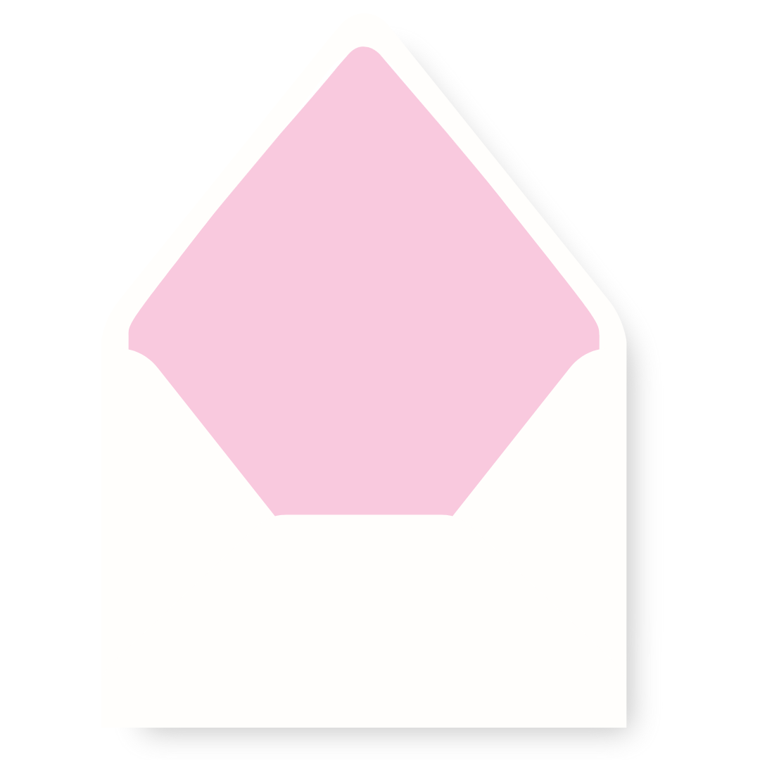 Pink Wavy Die Cut Envelope Liner - PINK