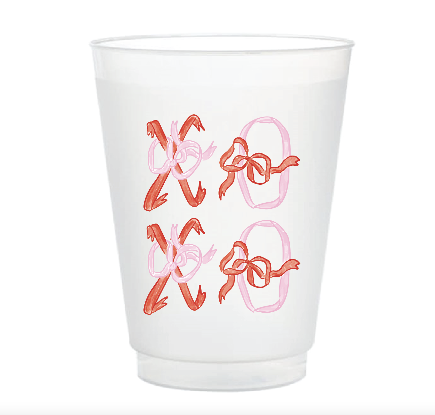XOXO Shatterproof Frost Flex Cup Set