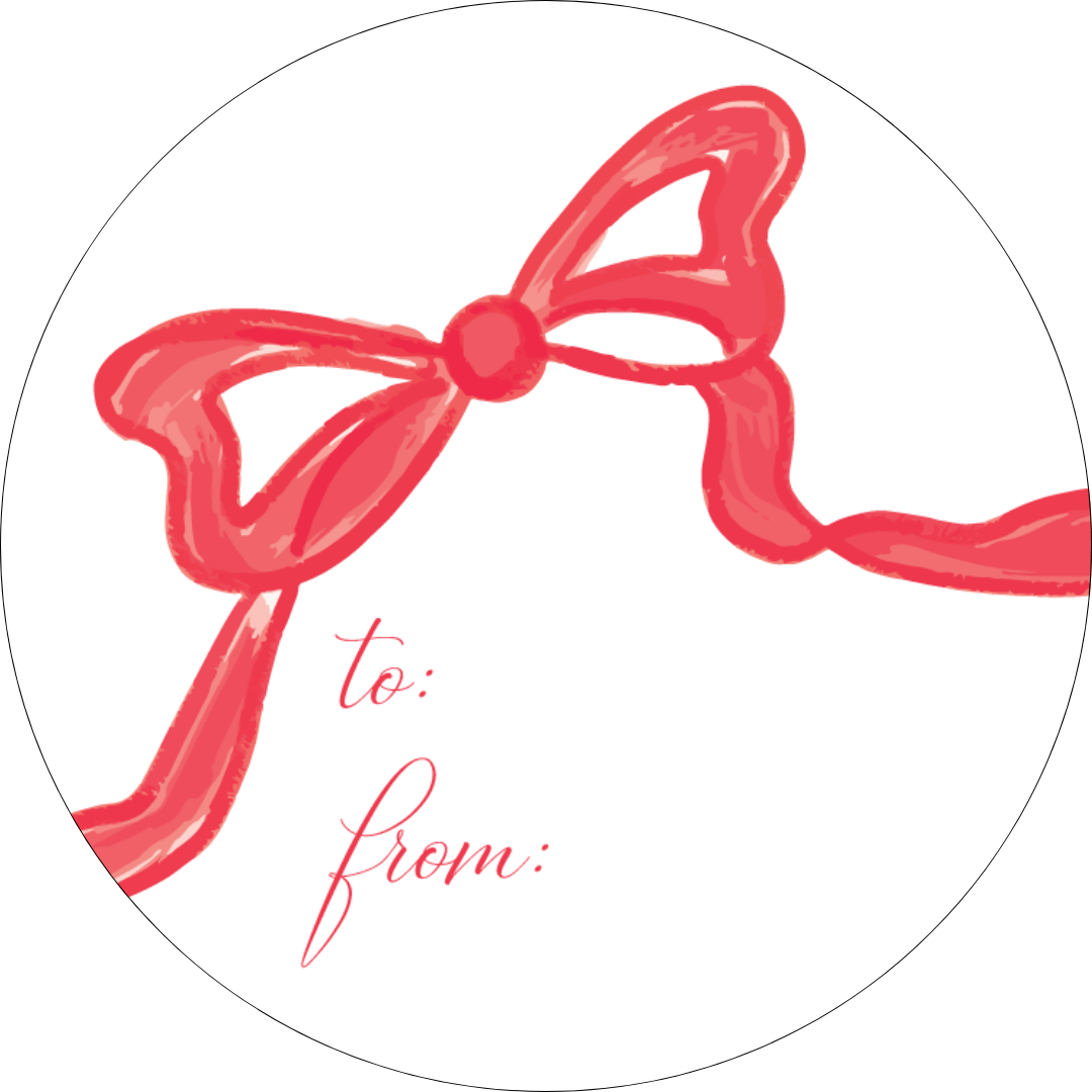 STICKER SHEET  - Christmas Bow