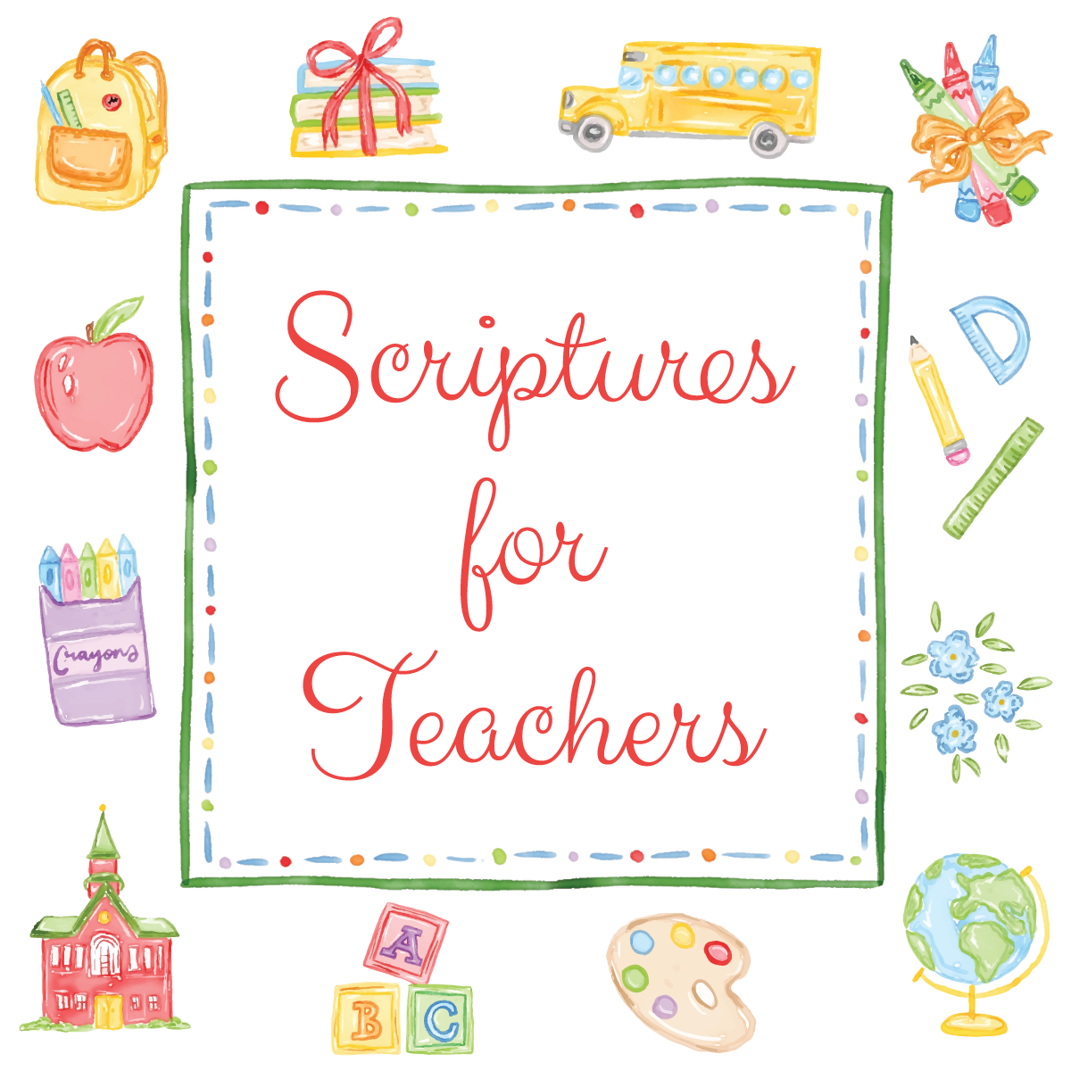 Scripture Cards For Teachers *NO Easel - Order Separate!*