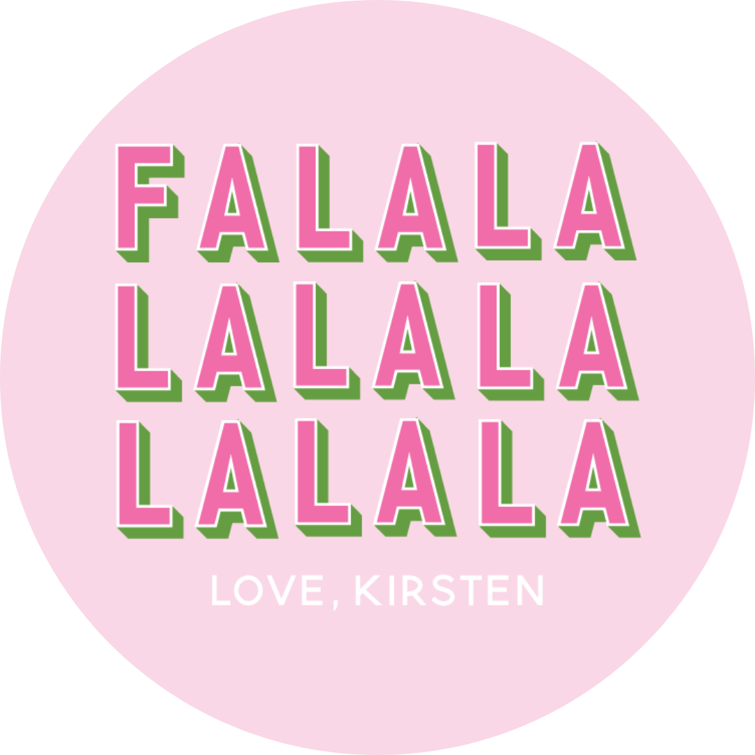 STICKER SHEET  - Pink  FaLaLa