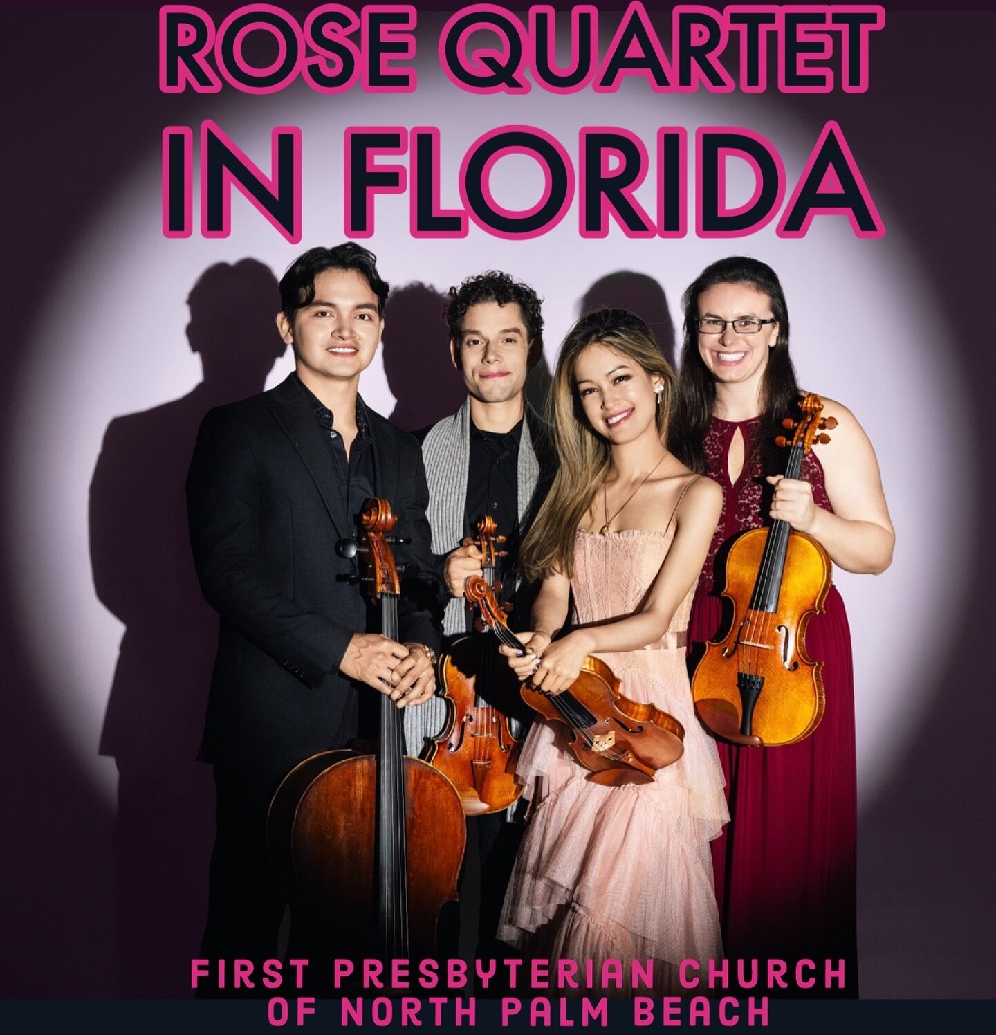 🎶 Join us for a musical night at First Pres! 🎻✨ Showcasing the music of Beethoven, Mendelssohn, and Villa Lobos, performed by the talented Liana Branscome, Violinist, and The Rose String Quartet from Montclair State University. 🎼

Save the Date: F