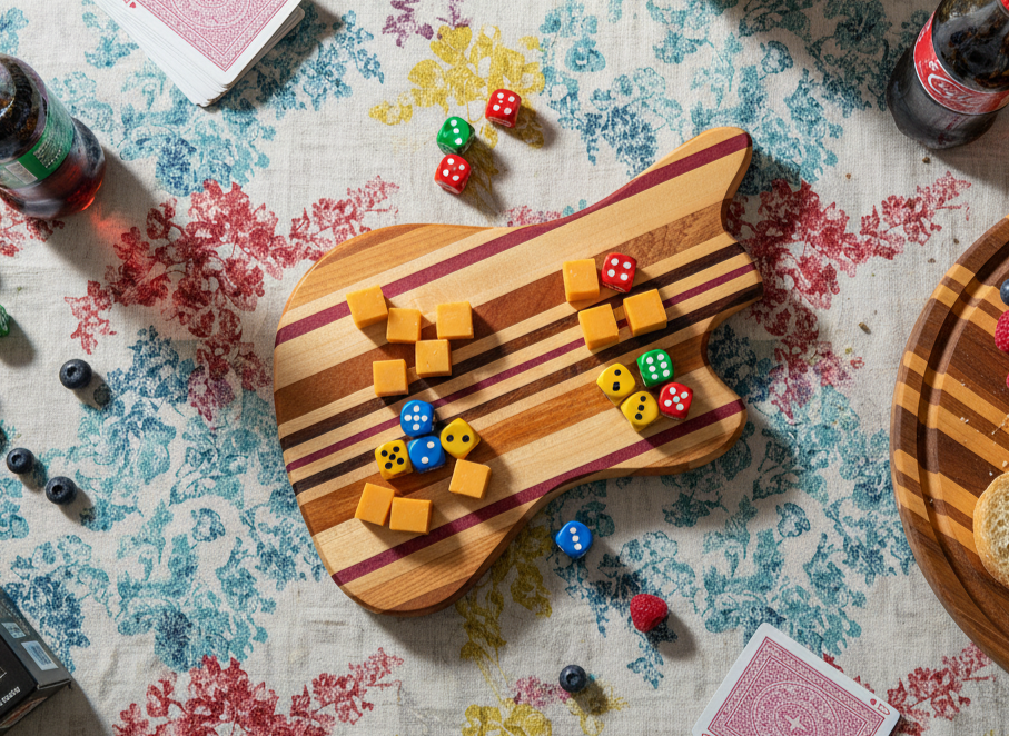 Guitar Charcuterie Board