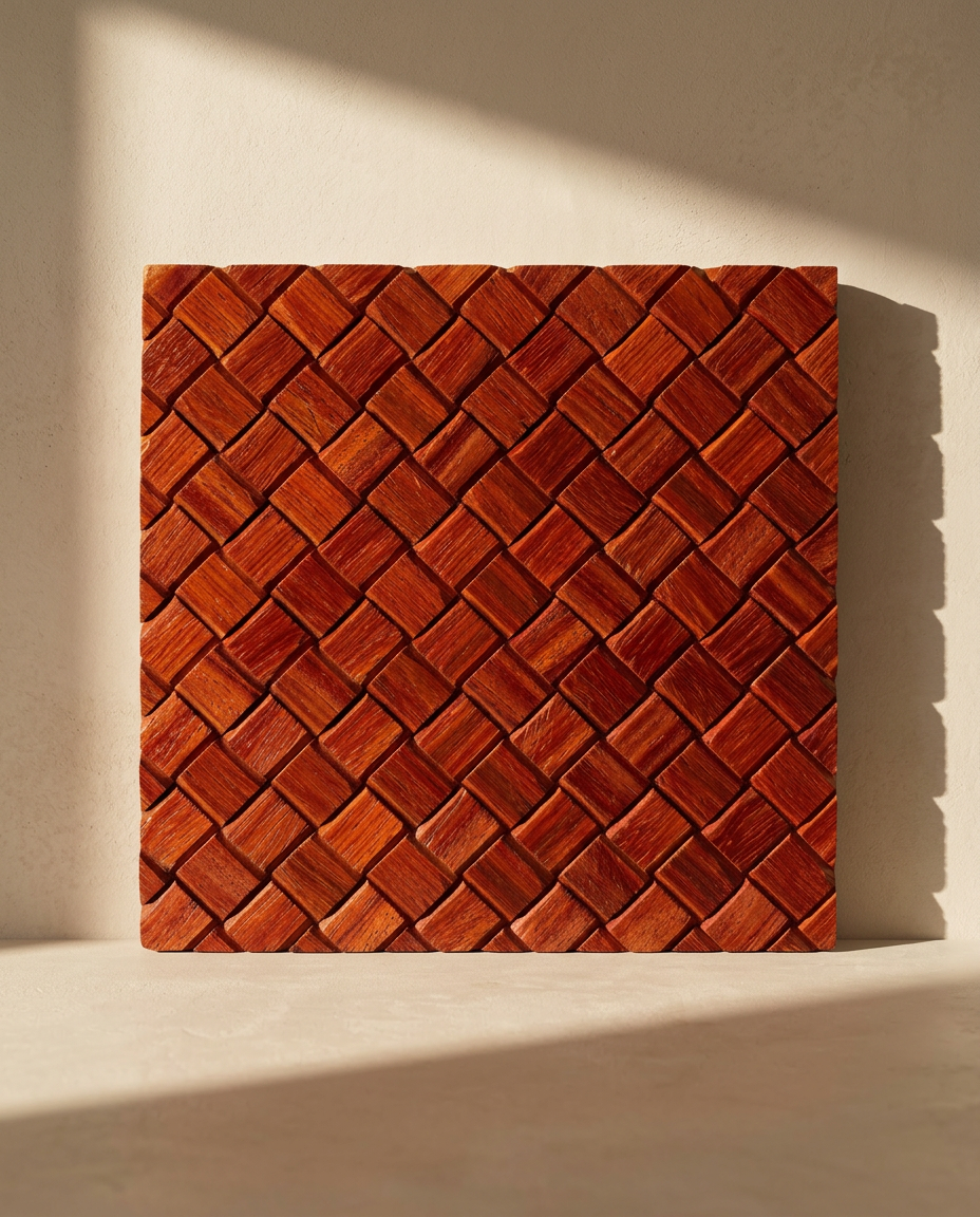 Wood Mosaic Art Panels