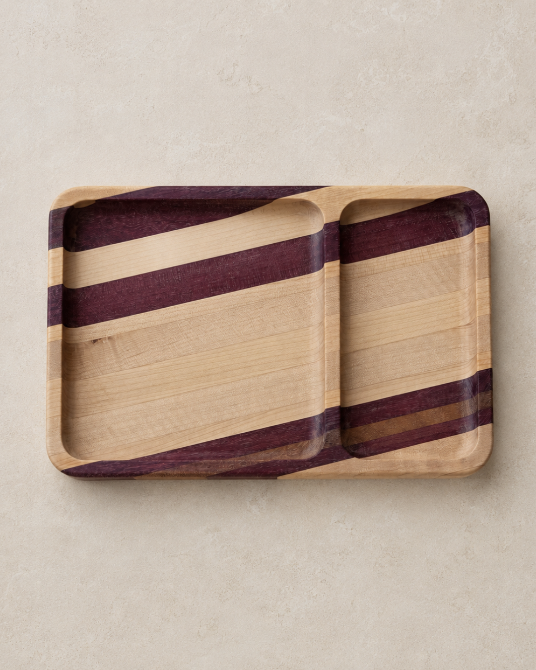 Signature Two-Compartment Valet Tray