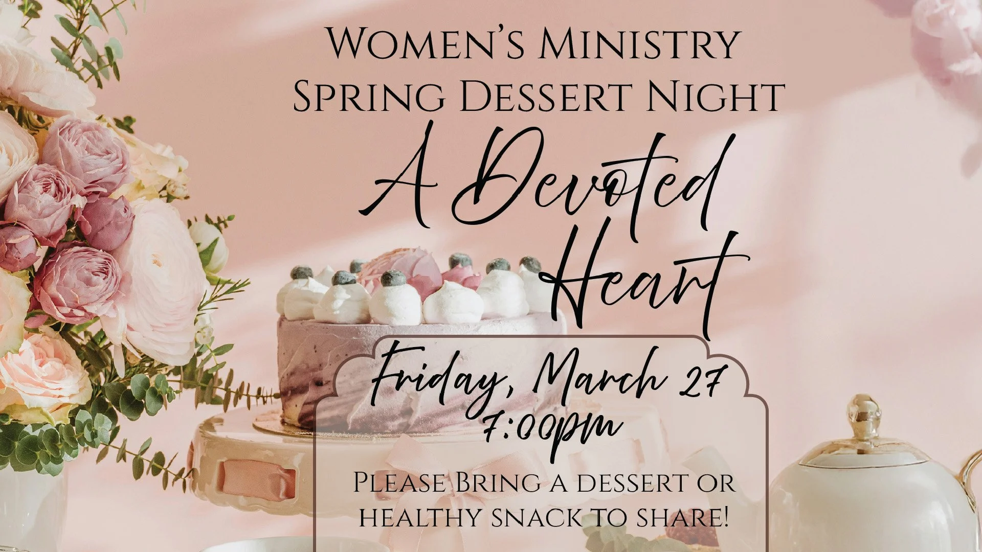 Women’s Dessert Night