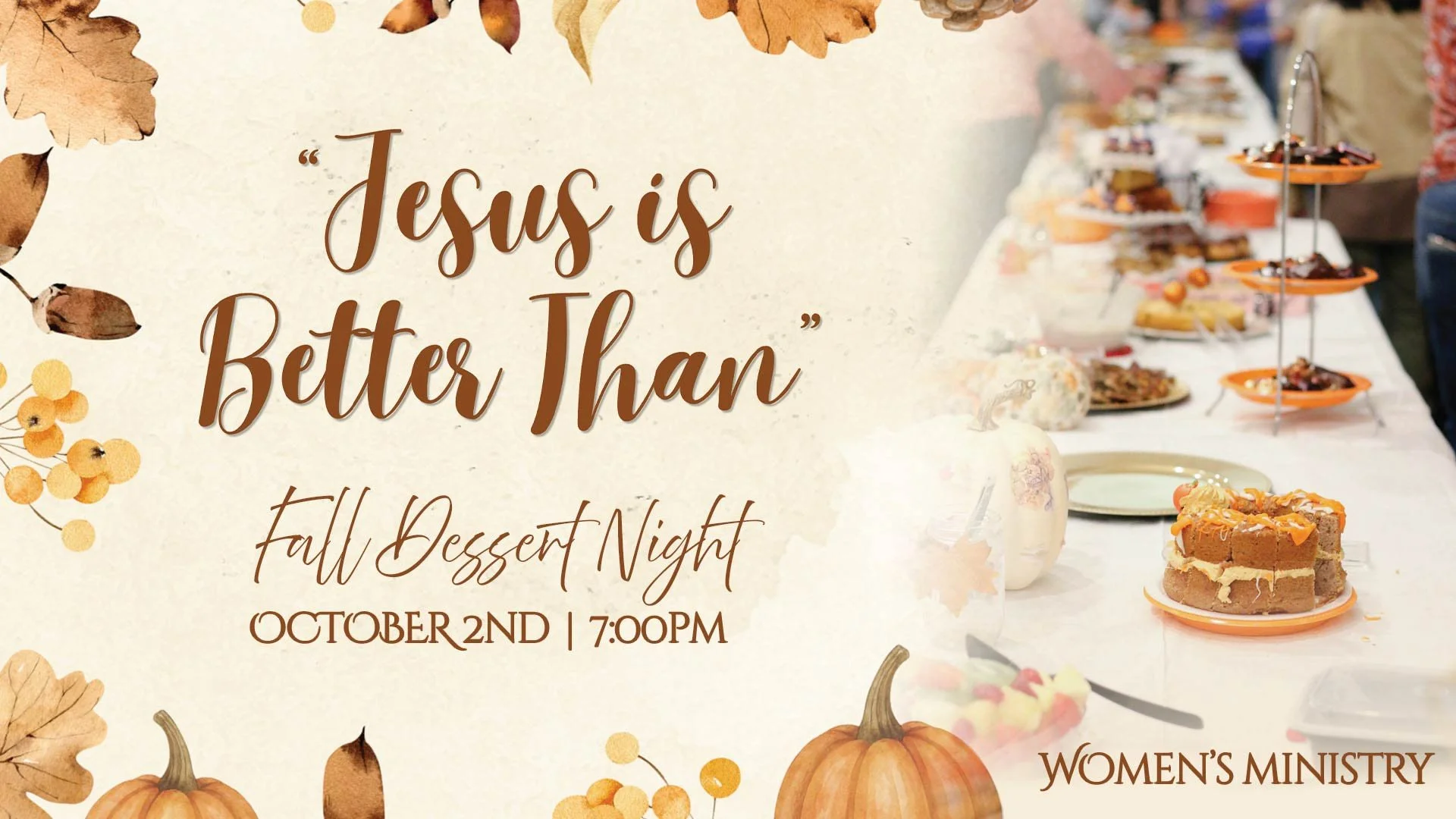 Women’s Dessert Night