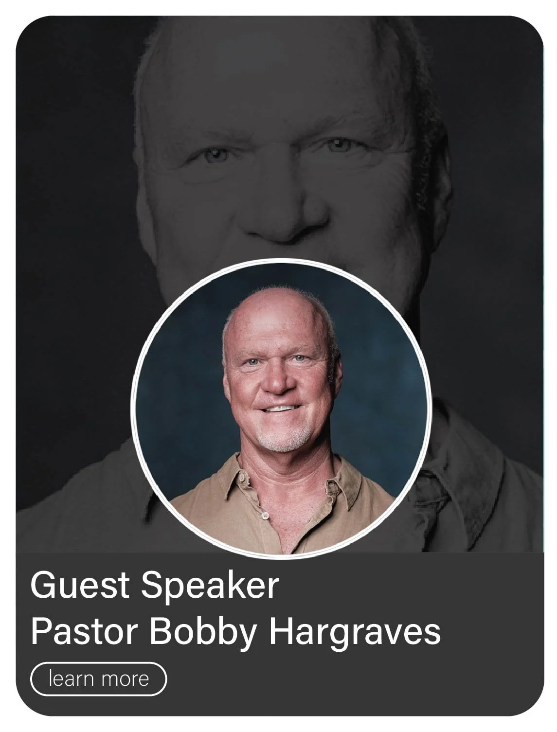 Guest Speaker Bobby Hargraves