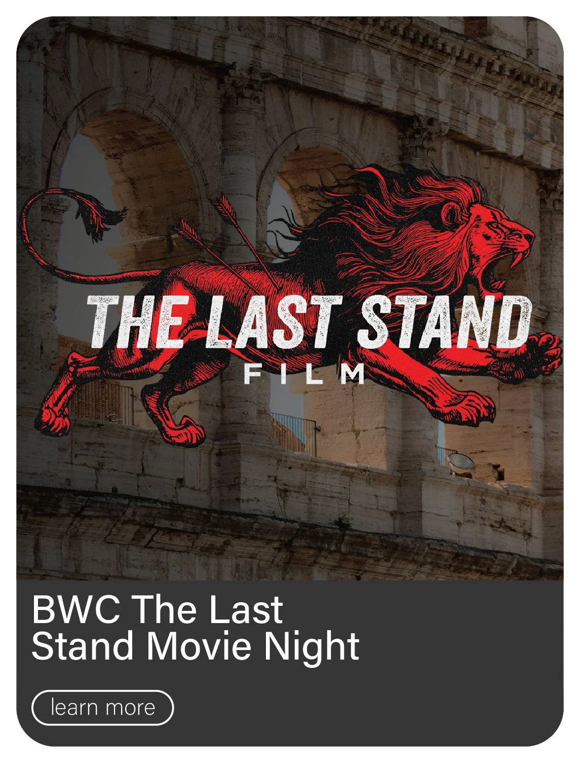 BWC The Last Stand Movie Night