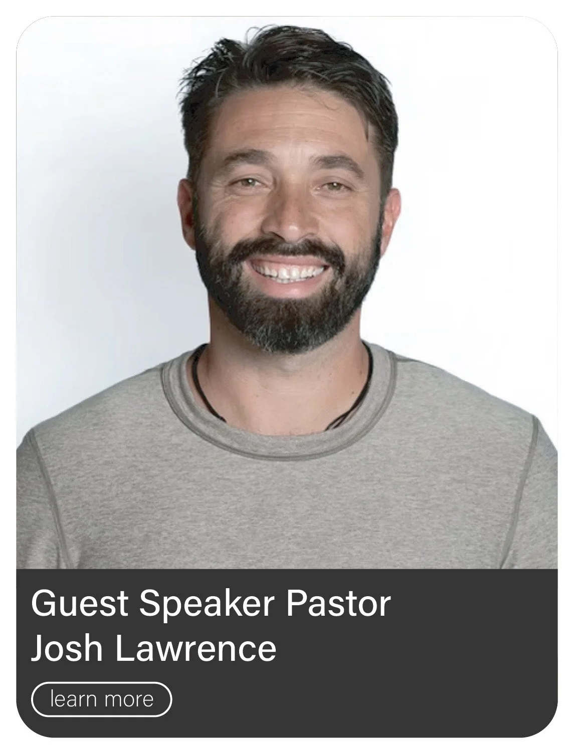 Guest Speaker Josh Lawrence Nov 2026