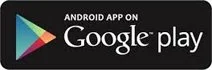 Google Play Store logo with the Android app on Google Play text