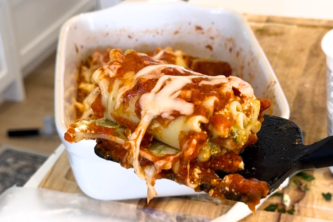High Protein Lasagna Roll Ups